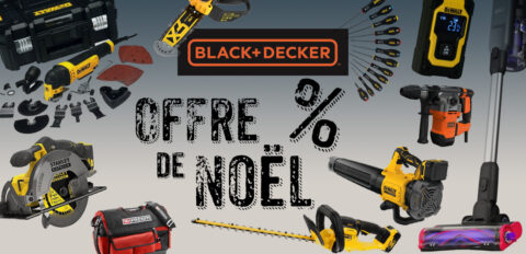 banniere ite web black et decker Offre de Noël Black & Decker C.A.S Metz EDF